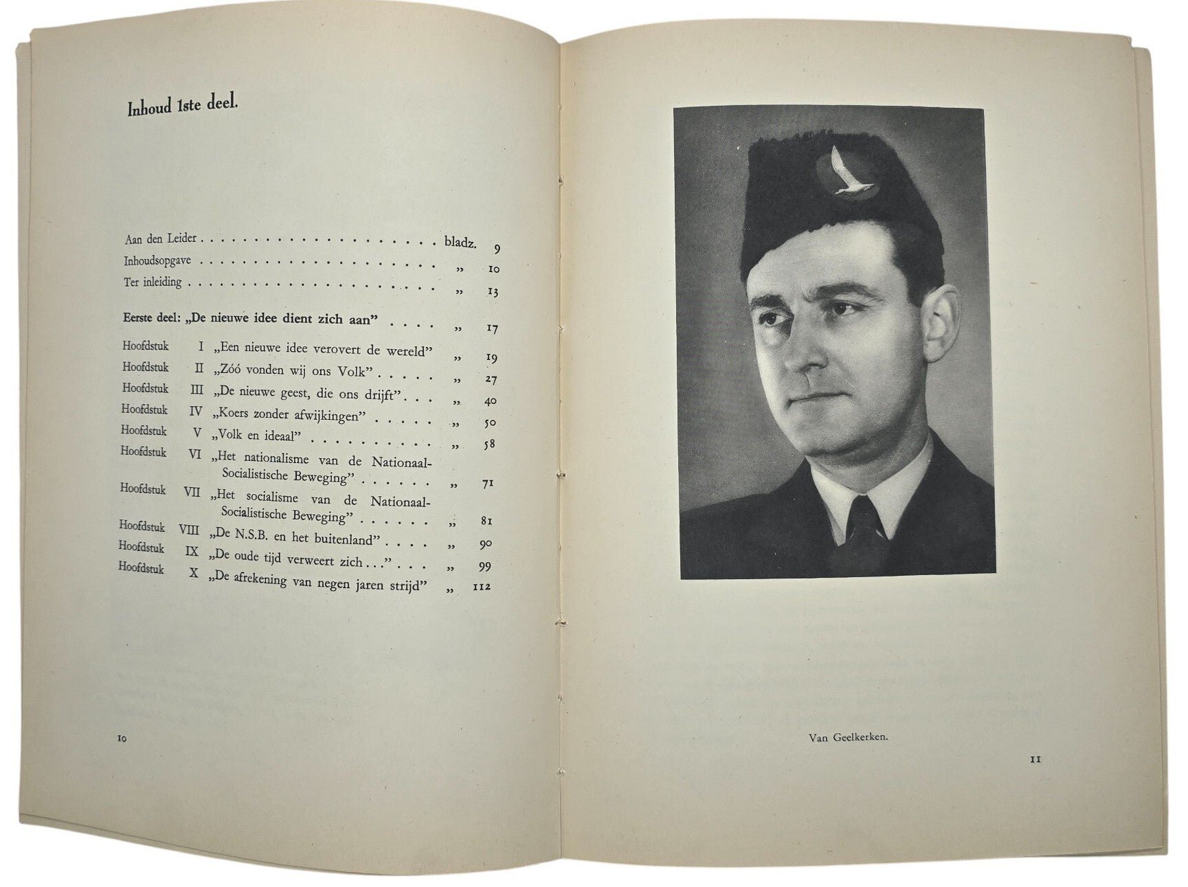 Original WW2 Dutch Collaboration Book - Voor Volk en Vaderland, Parool, resistance fighter signed — image 9