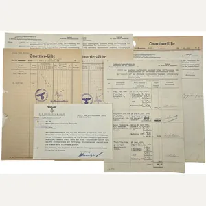 Original WW2 German Waffen SS Document - SS regiment ''Der …