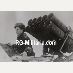 Original WW2 Belgian Press Photo - German Panzerwerfer 42 Halftrack …