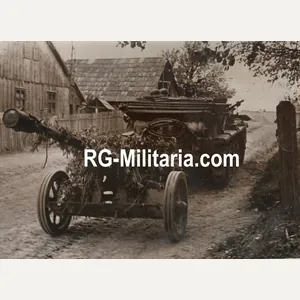 Original WW2 German Press Photo - Panzer Sd.Kfz 7 truck …