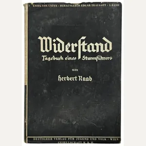 Original WW2 German SA Book - Widerstand, Tagebuch eines Sturmführers, …
