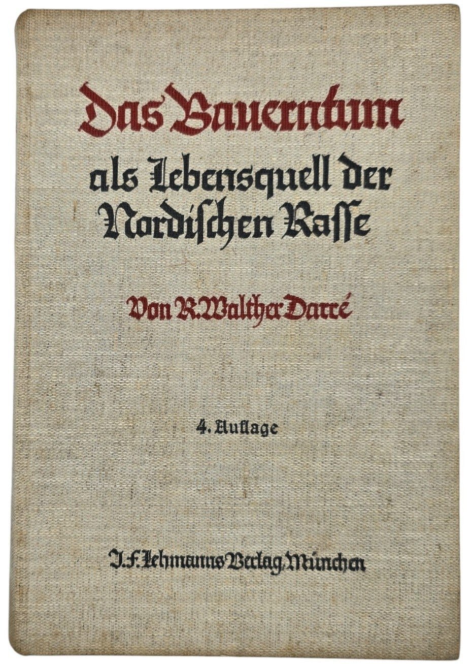 Original WW2 German Book - Das Bauerntum als Lebensquell der Nordischen Rasse, Walther Darré (1934) — image 2