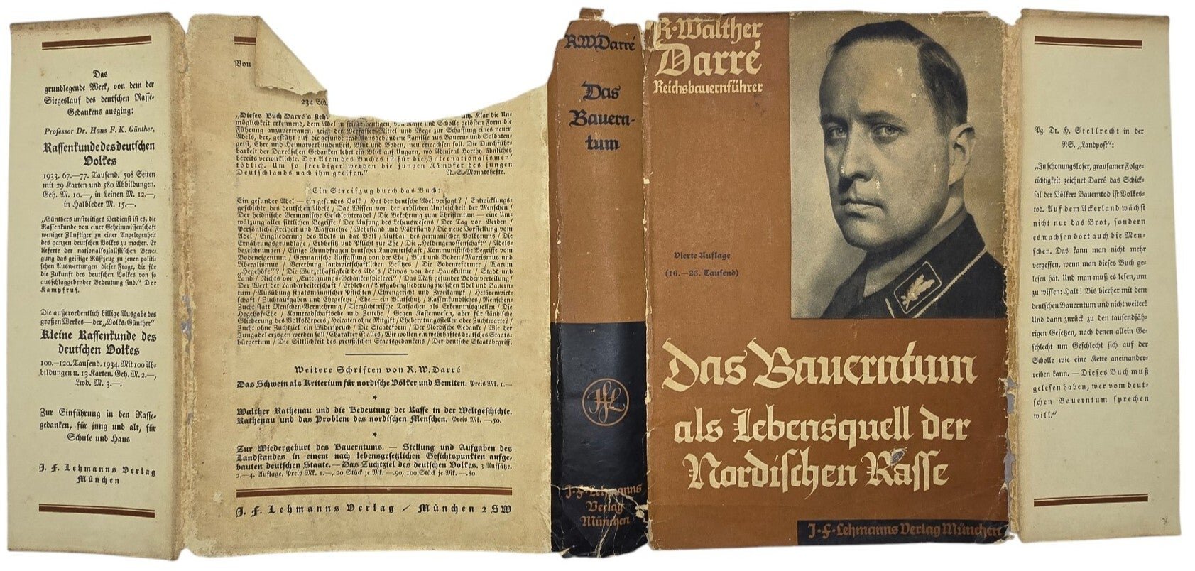 Original WW2 German Book - Das Bauerntum als Lebensquell der Nordischen Rasse, Walther Darré (1934) — image 3