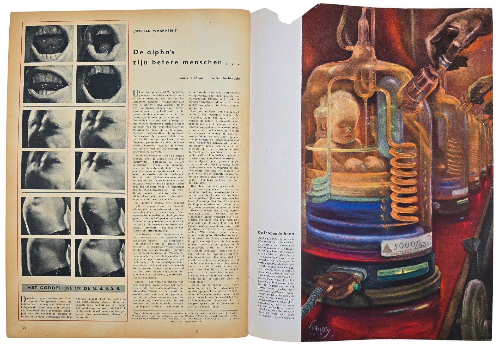 Original WW2 Dutch Magazine - Signal No. 5, Dutch language (1945) — image 4