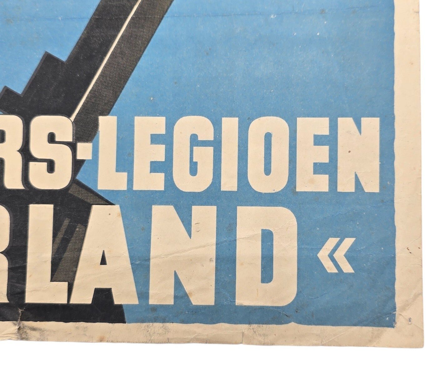 Original WW2 Dutch Waffen SS Poster - Strijd mee onder eigen vlag tegen het Bolsjewisme! Vrijwilligers Legioen Nederland (1941) — image 10