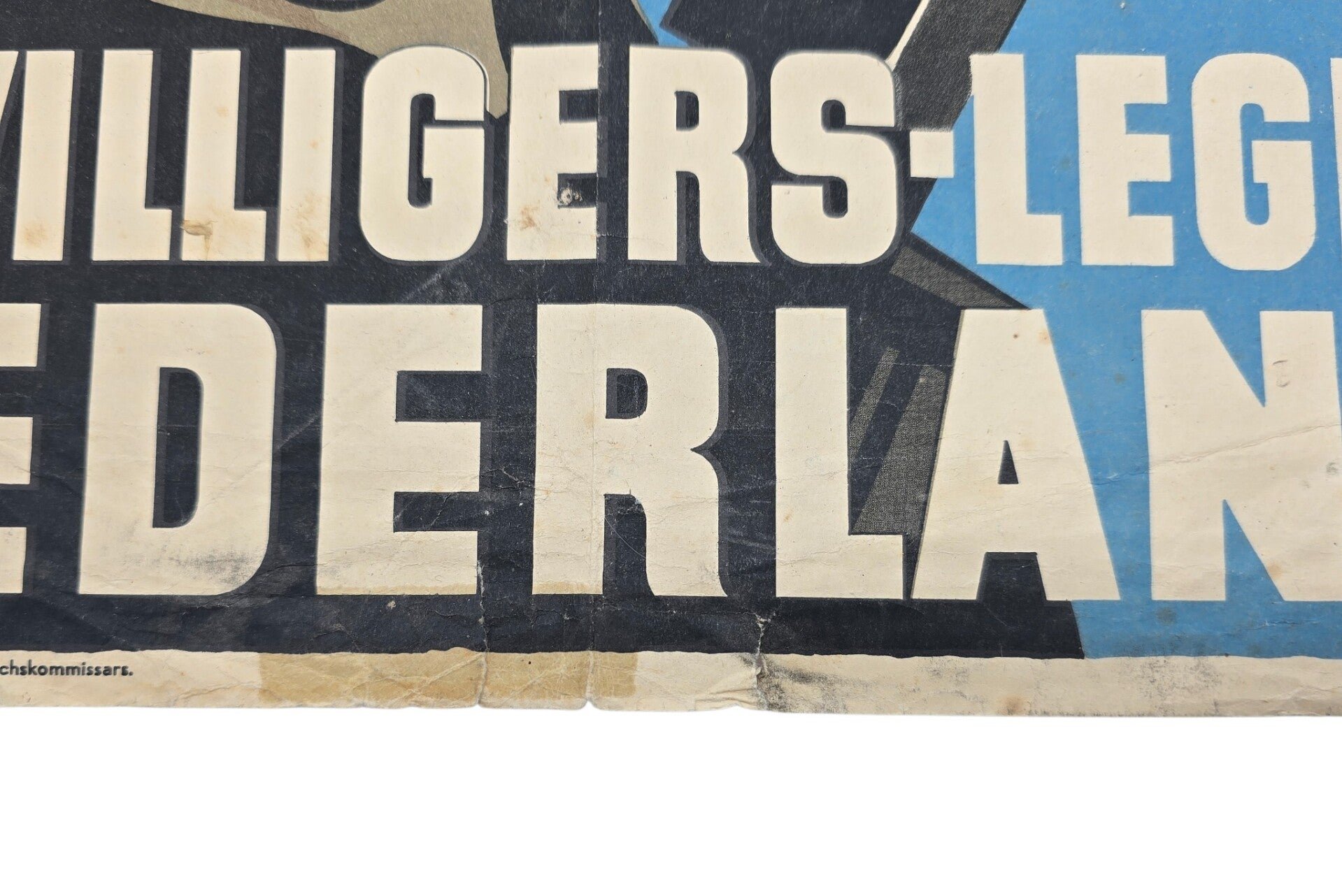 Original WW2 Dutch Waffen SS Poster - Strijd mee onder eigen vlag tegen het Bolsjewisme! Vrijwilligers Legioen Nederland (1941) — image 11