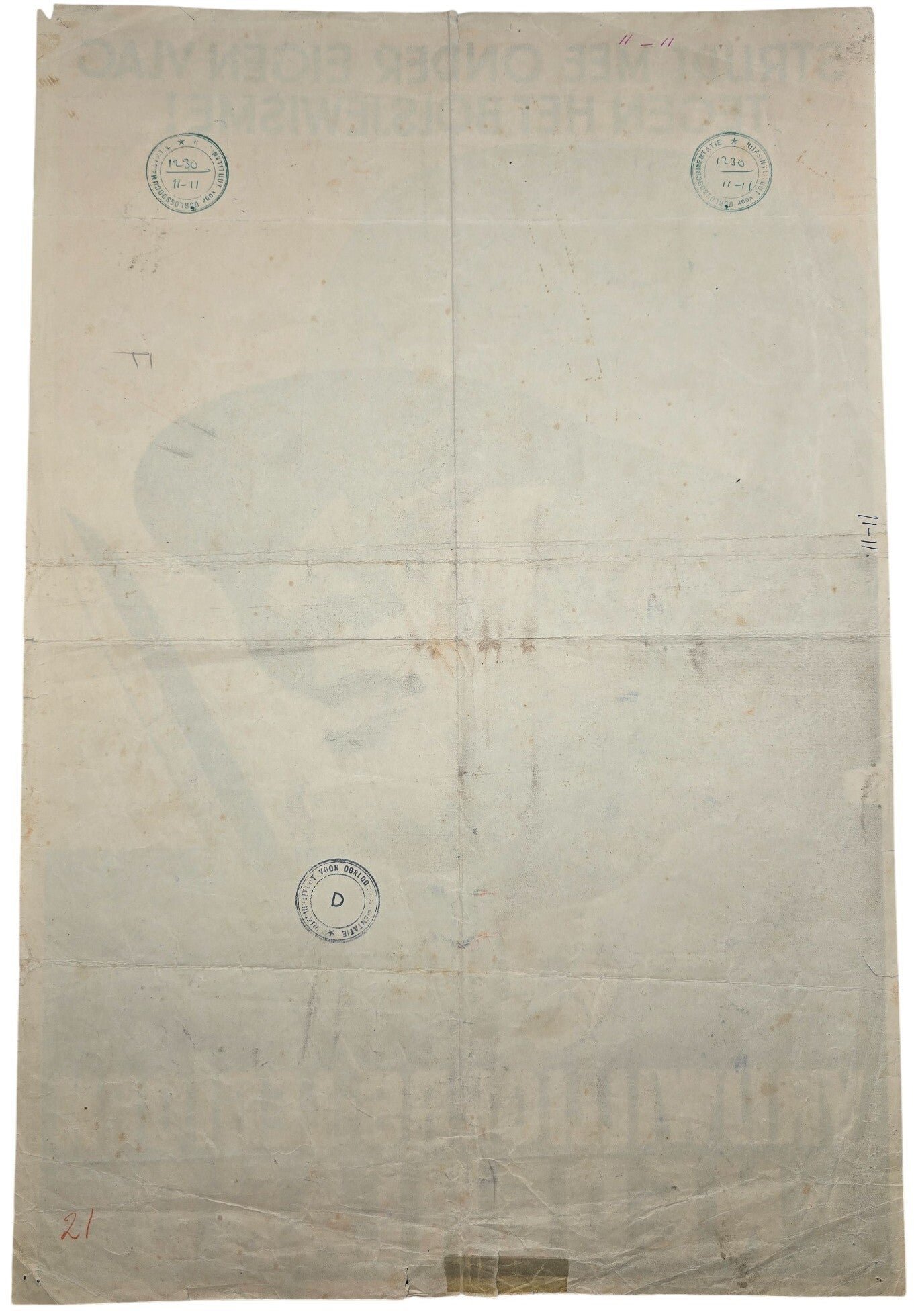 Original WW2 Dutch Waffen SS Poster - Strijd mee onder eigen vlag tegen het Bolsjewisme! Vrijwilligers Legioen Nederland (1941) — image 13