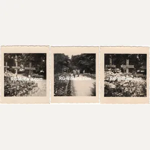 Original WW2 German Photo - Military cemetery Crooswijk, Rotterdam, May …