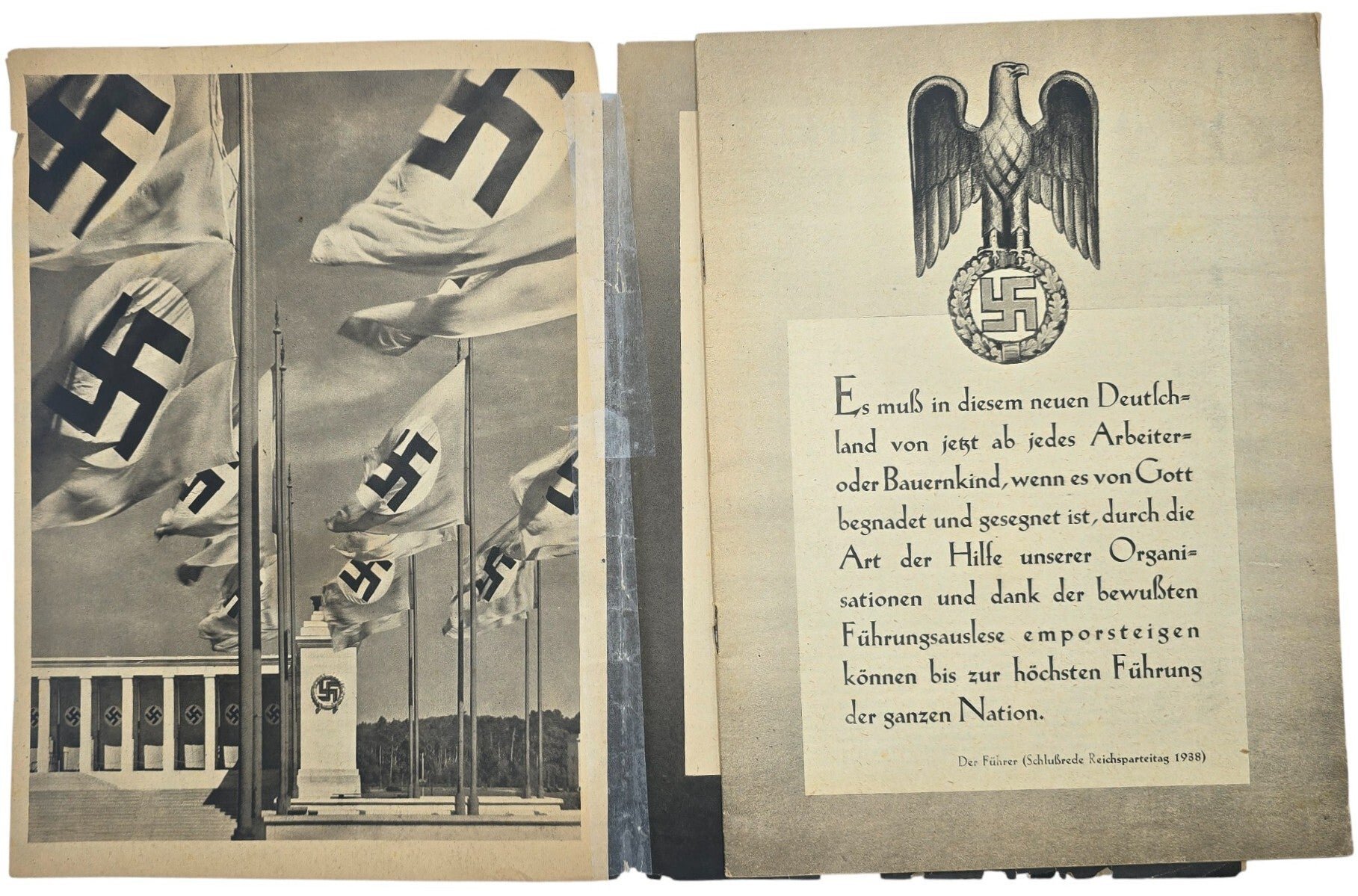 Original WW2 German NSDAP Brochure - Das Gesicht der Partei, Sonderdruck (1938) — image 3