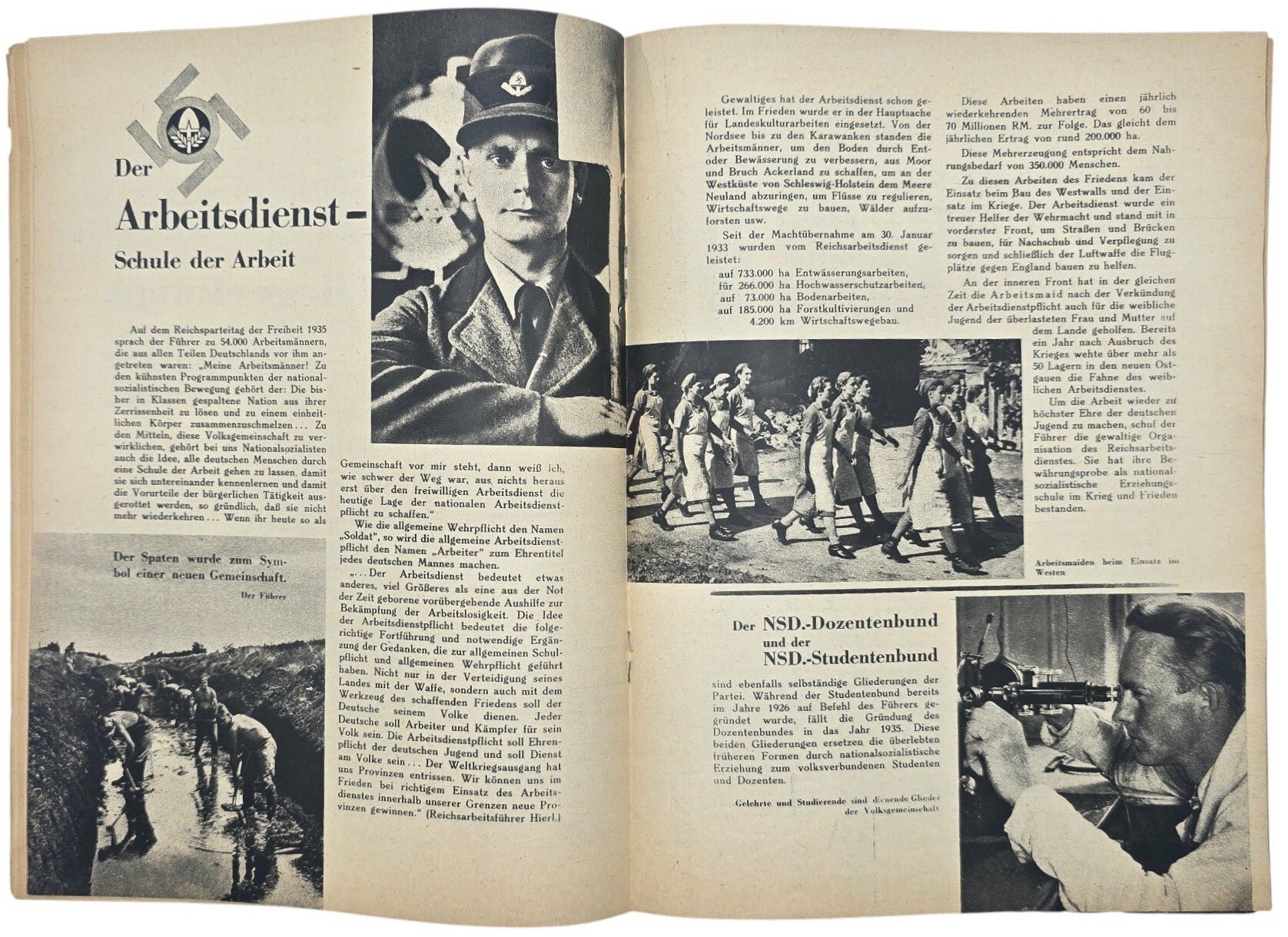 Original WW2 German NSDAP Brochure - Das Gesicht der Partei, Sonderdruck (1938) — image 7