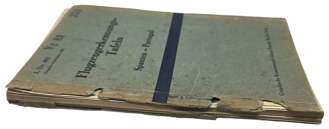 Original WW2 German Luftwaffe Brochure - Flugzeugerkennungstafeln Spanien Portugal L. Dv. 903 (1940) — image 11