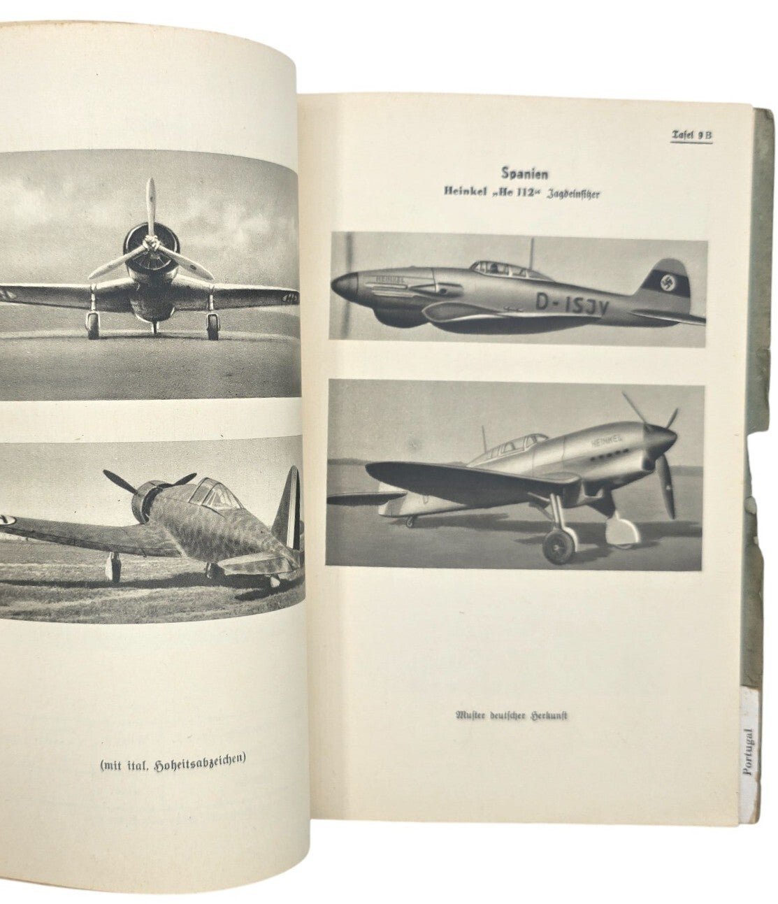 Original WW2 German Luftwaffe Brochure - Flugzeugerkennungstafeln Spanien Portugal L. Dv. 903 (1940) — image 6