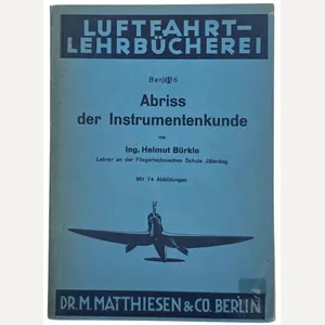 Original WW2 German Luftwaffe Brochure - Luftfahrt- Lehrbücherei Band 16 …