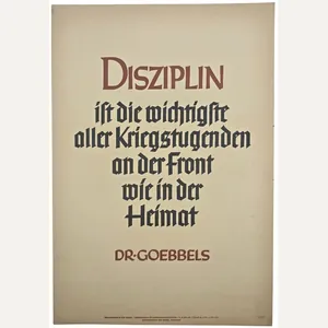 Original WW2 German Poster - NSDAP Wochenspruch folge 50, Dr. …