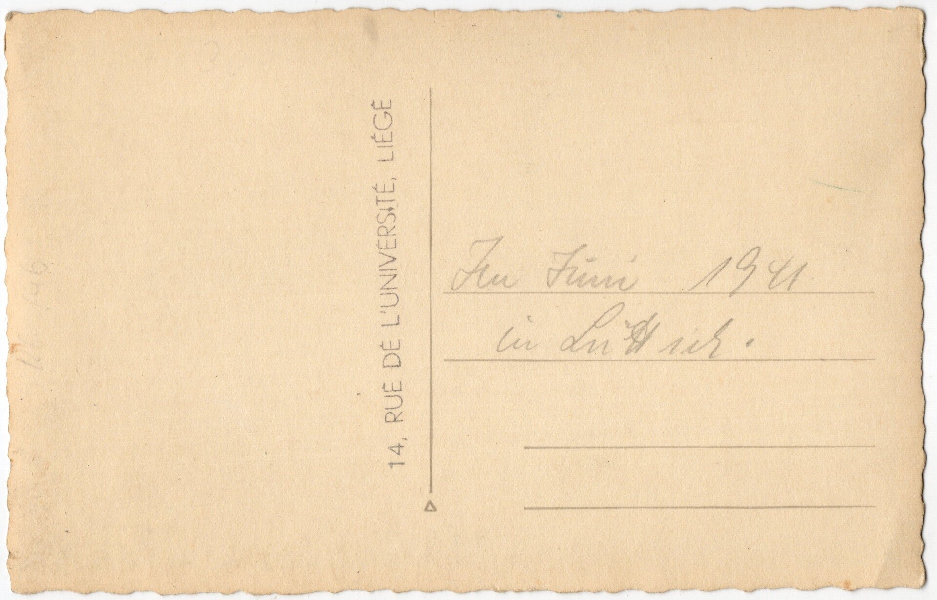 Original WW2 German Portrait Photo - Female Wehrmacht Blitzmadel Liege, Luik, Belgium (1941) — image 2