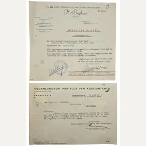Original WW2 Dutch Document - Bescheinigung ausweis Amsterdam, Heemstede (1943 …