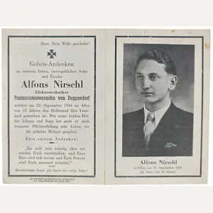 Original WW2 German Document - Death Card three brothers (1941 …