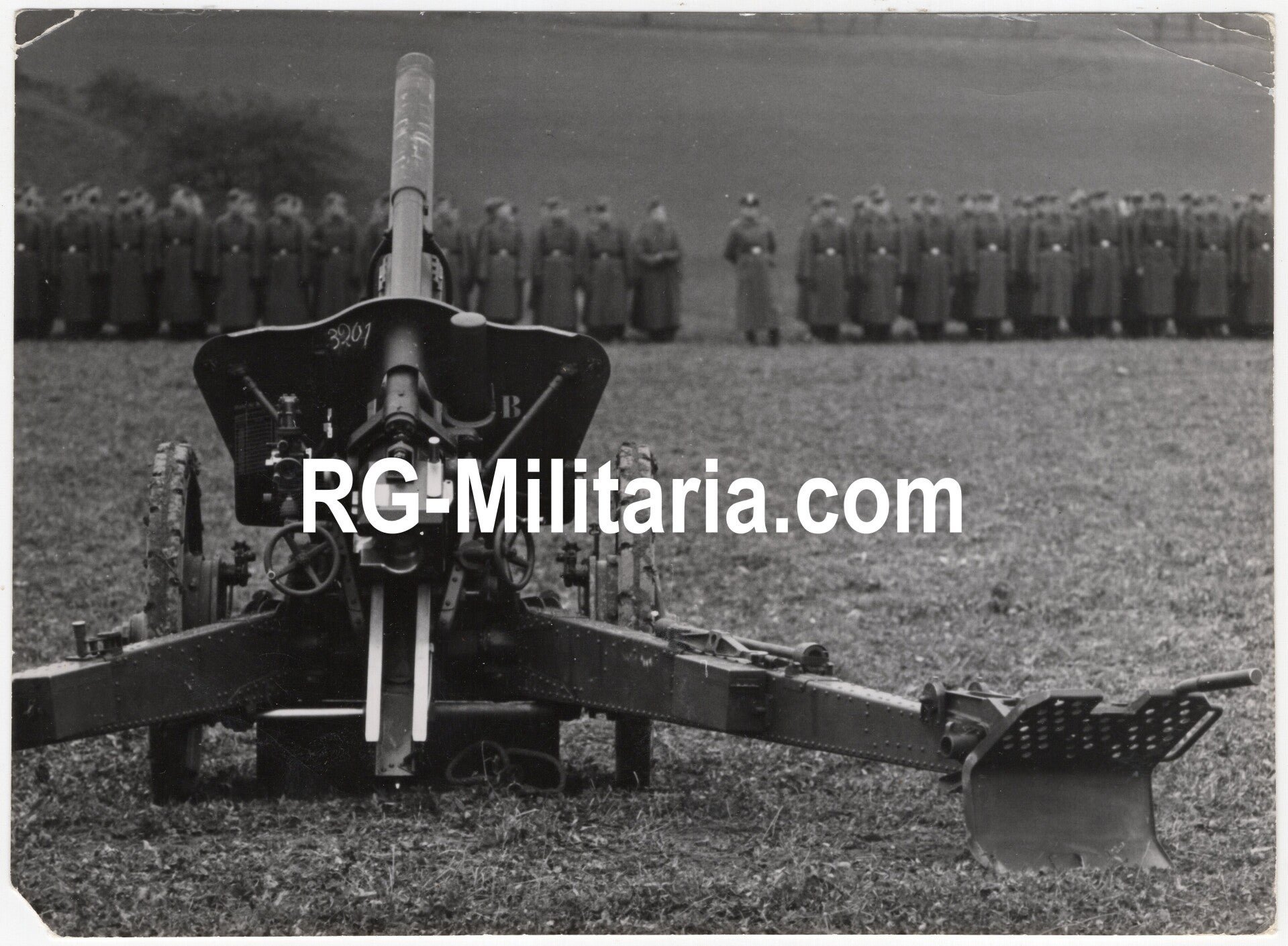 Original WW2 German Press Photo - Flak ceremony, Friedrich Franz Bauer — image 3