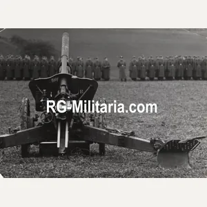 Original WW2 German Press Photo - Flak ceremony, Friedrich Franz …