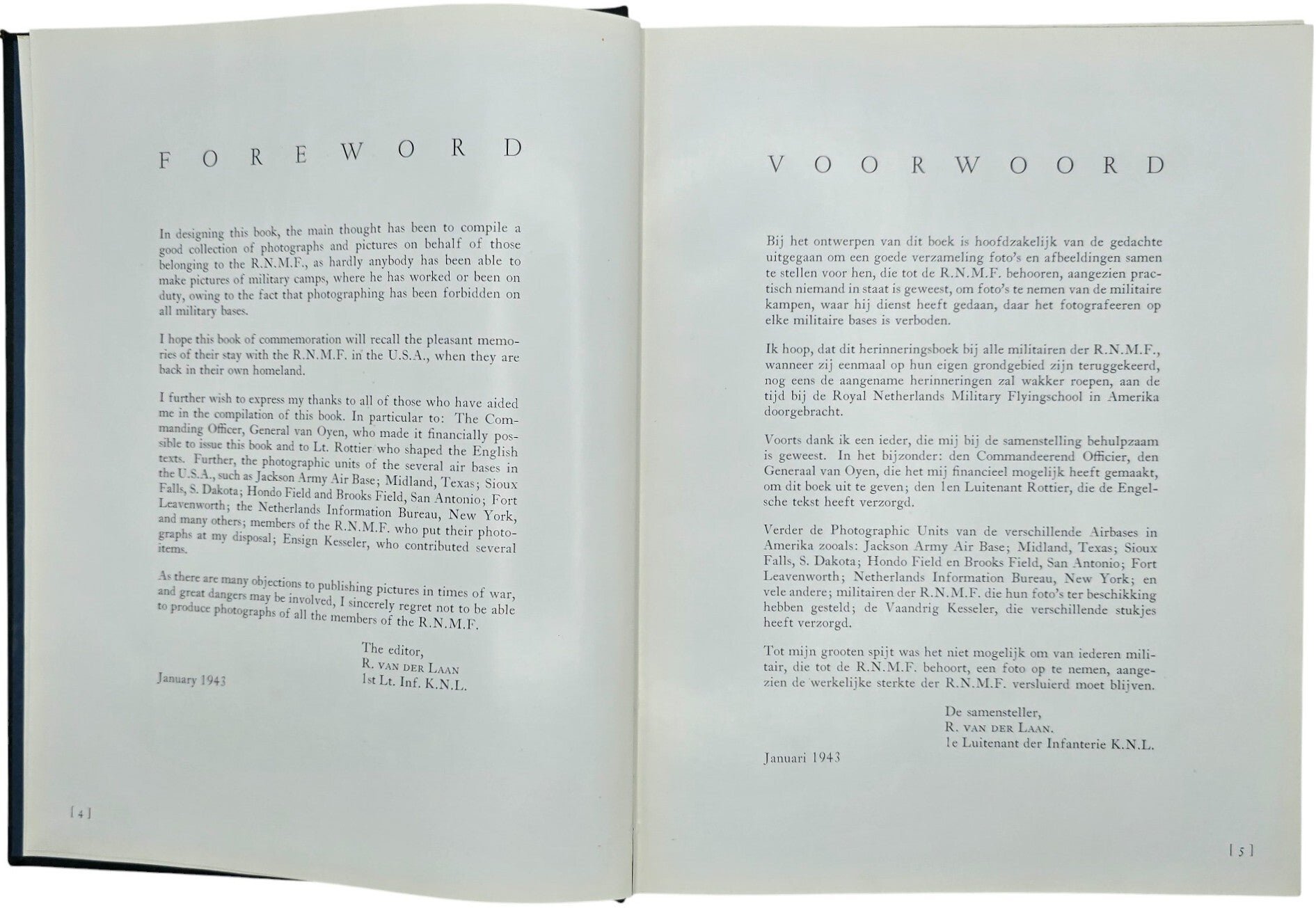 Original WW2 Dutch Book - Royal Netherlands Military Flying School in United States of America (1943) — image 4