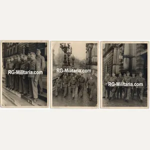Original WW2 German Photo - Luftschutz Warndienst group pictures
