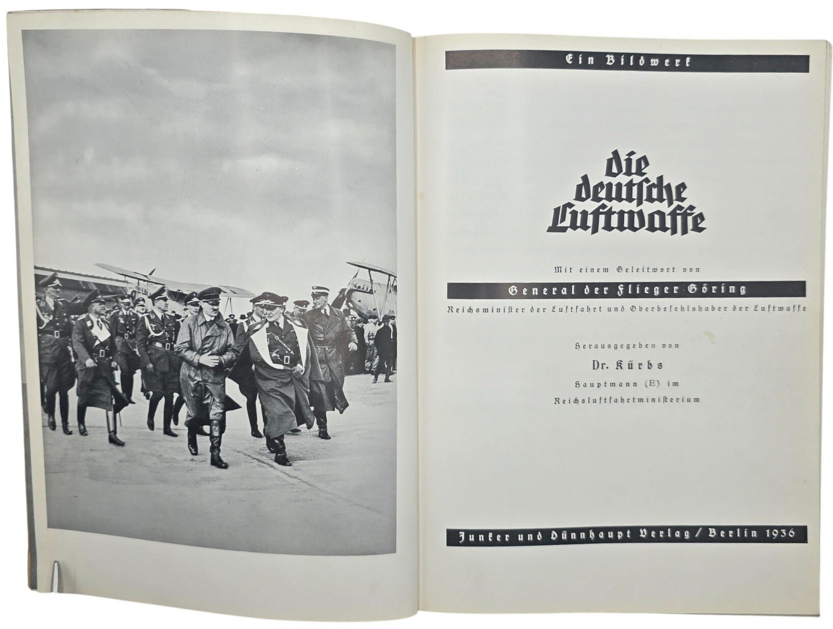 Original WW2 German Luftwaffe Book - Die Deutsche Luftwaffe, Dr. Kürbs (1936) — image 3