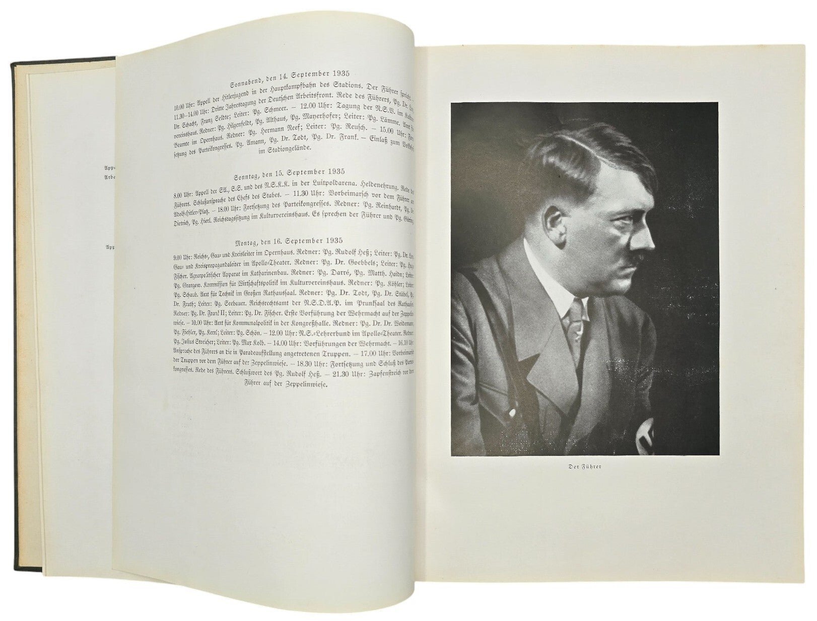 Original WW2 German NSDAP Book - Reichstagung in Nürnberg, Der Parteitag der Freiheit, Hanns Kerrl (1935) — image 4