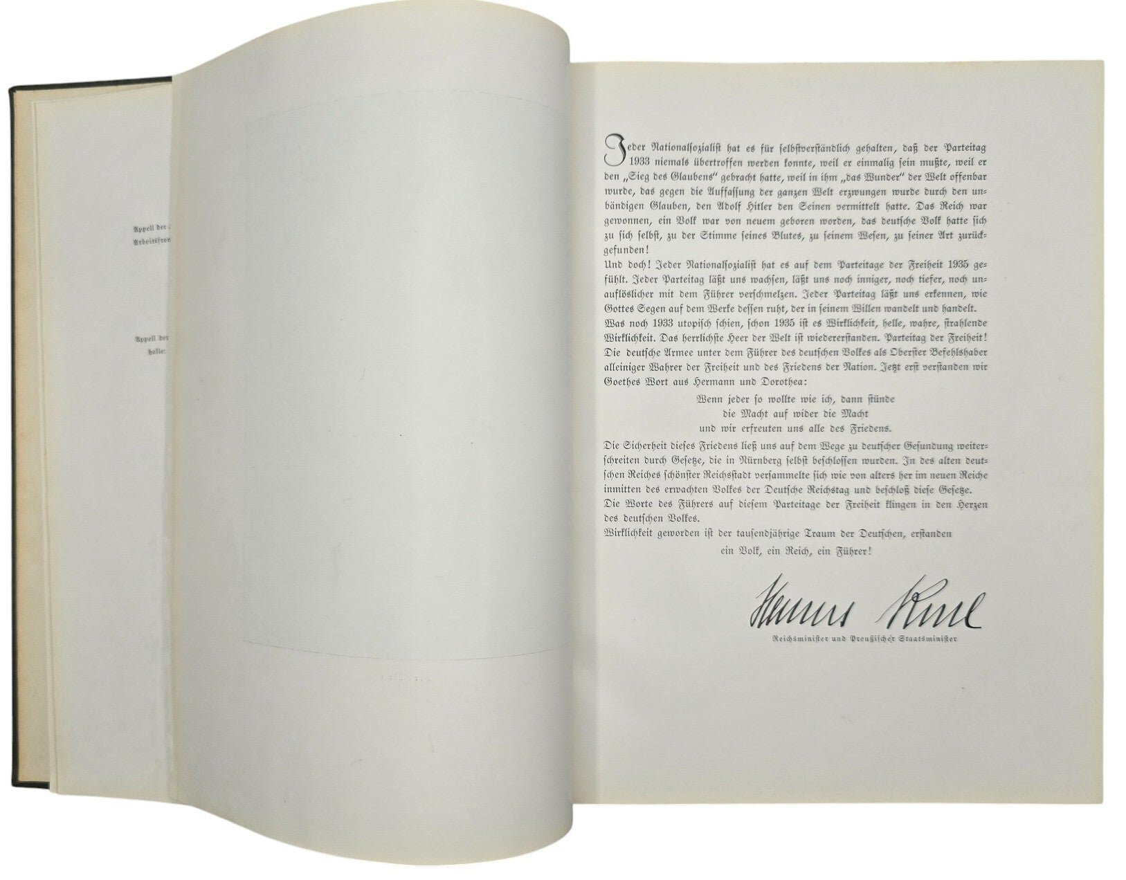 Original WW2 German NSDAP Book - Reichstagung in Nürnberg, Der Parteitag der Freiheit, Hanns Kerrl (1935) — image 5