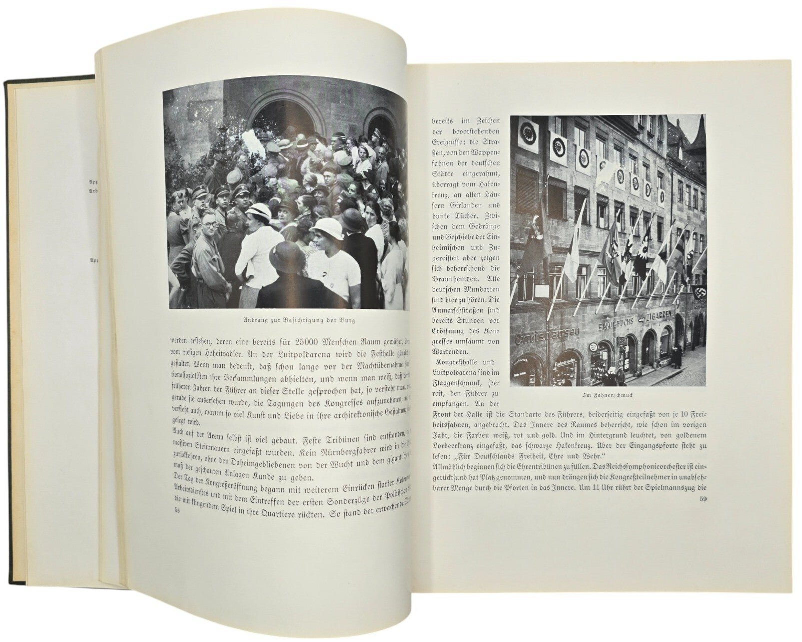 Original WW2 German NSDAP Book - Reichstagung in Nürnberg, Der Parteitag der Freiheit, Hanns Kerrl (1935) — image 7