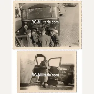 Original WW2 German Photo - Captured Dutch bus by German …