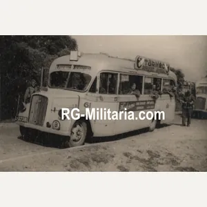 Original WW2 German Photo - Captured Dutch bus by German …