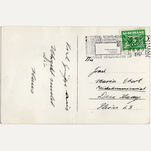 Original WW2 Dutch Postcard - Reichskommissariat Den Haag, Utrecht (1942)