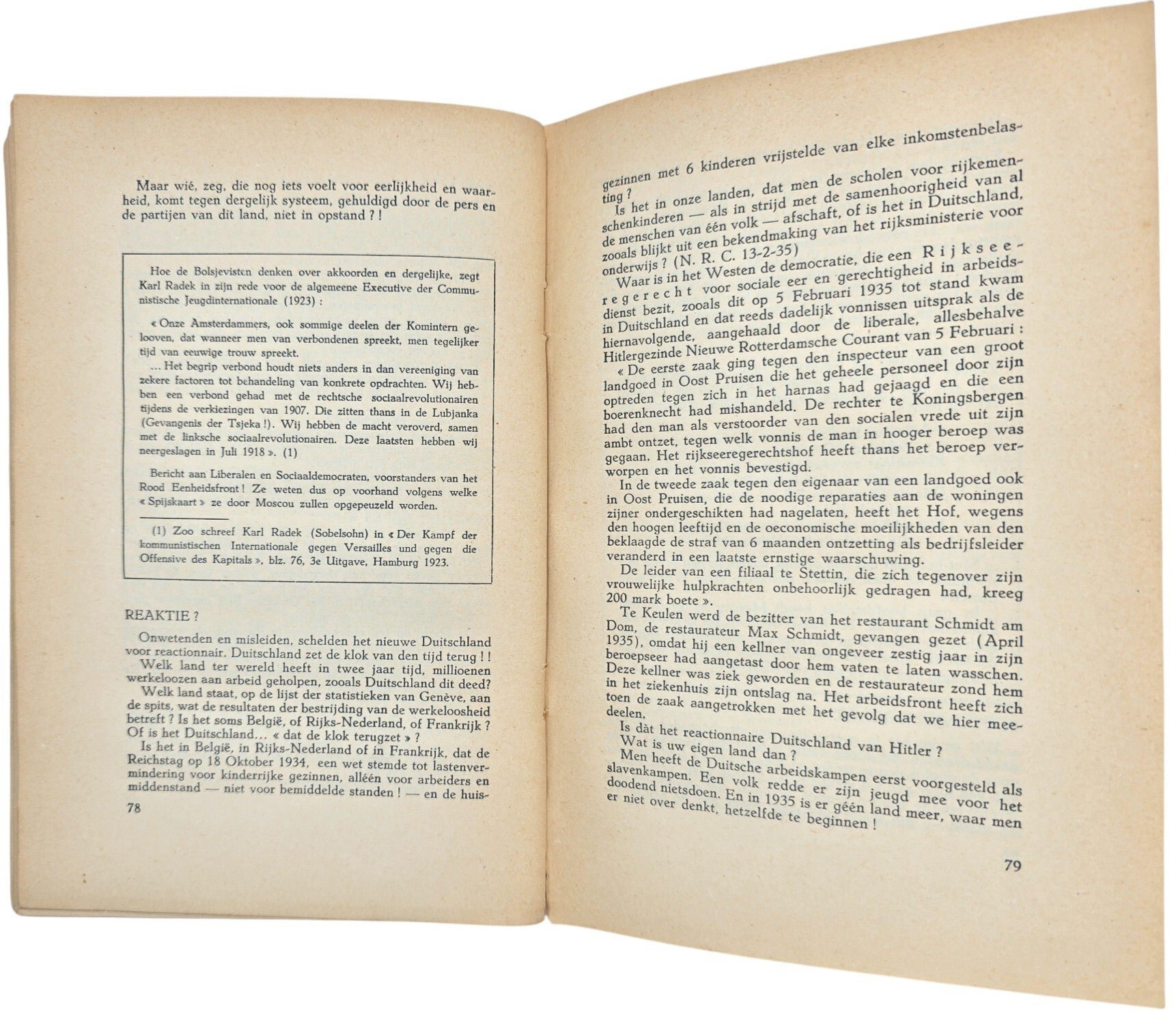 Original WW2 Flemish Antisemitic Book - Jodendom en Communisme zonder masker, Ward Hermans (1936) — image 6