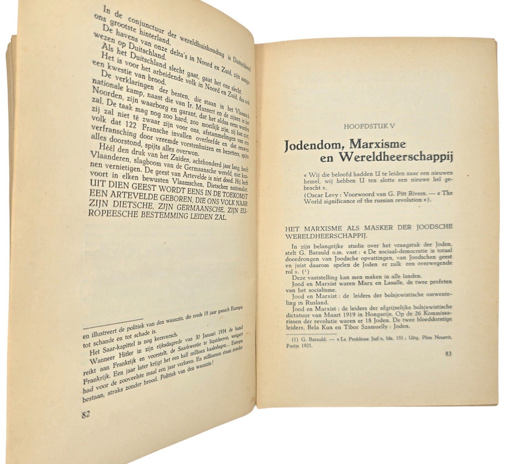 Original WW2 Flemish Antisemitic Book - Jodendom en Communisme zonder masker, Ward Hermans (1936) — image 7