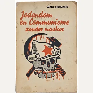 Original WW2 Flemish Antisemitic Book - Jodendom en Communisme zonder …