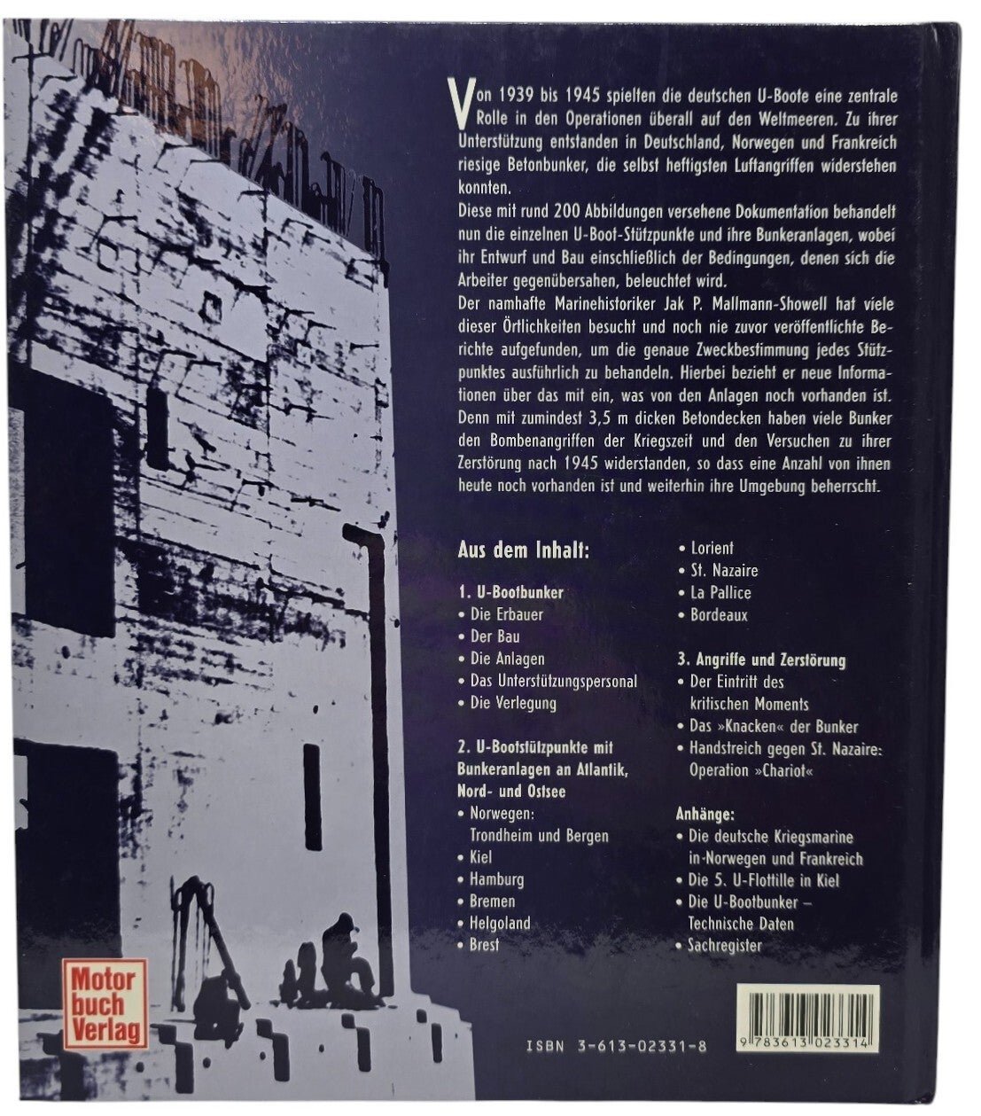 Original German Book – Deutsche U-Boot-Stützpunkte und Bunkeranlagen, Jak P. Mallmann-Showell (2003) — image 4