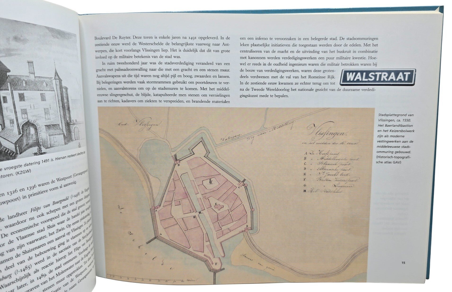 Original Dutch Book – Vesting Vlissingen: Een veranderende vormgeving door de eeuwen heen Hans Sakkers, Hans Sakkers (2004) — image 2