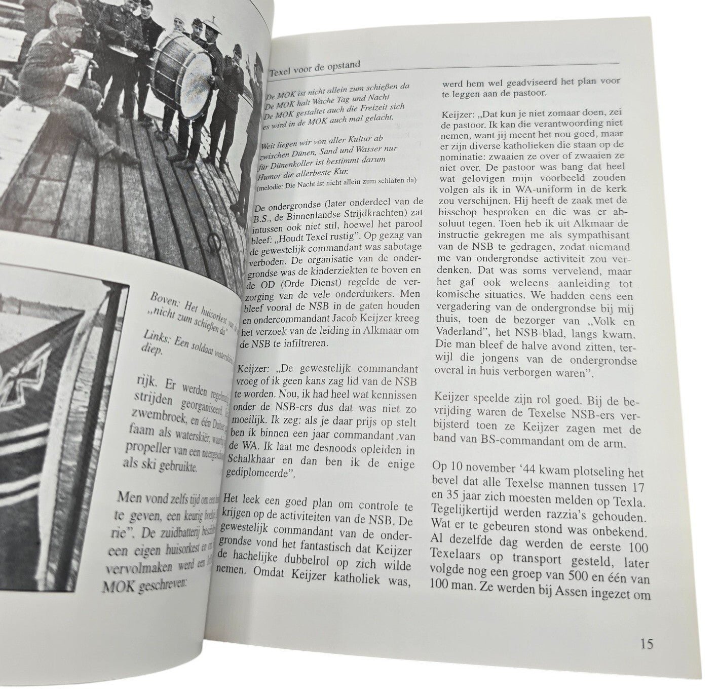 Original Dutch Brochure – Sondermeldung Texel: Opstand der Georgiërs, Dick van Reeuwijk (1995) — image 2