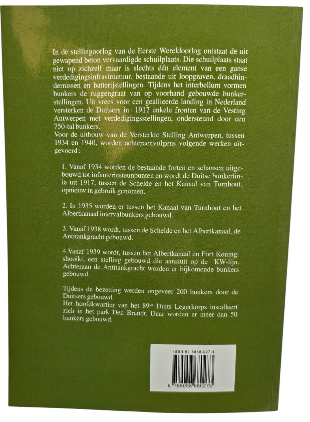 Original Dutch Brochure – Vesting Antwerpen, Deel IV: Bunkers en Bunkerstellingen (1914–1945), Robert Gils (1990) — image 4