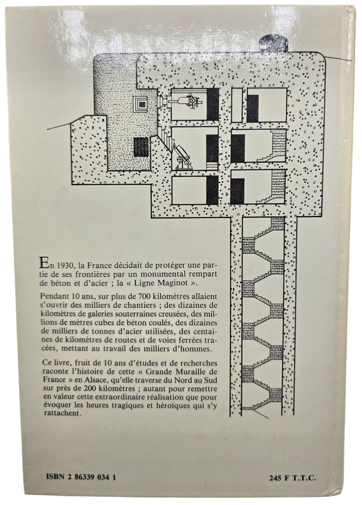 Original French Book – La Ligne Maginot en Alsace: 200 kilomètres de béton et d'acier, Jean Bernard Wahl (1987) — image 4