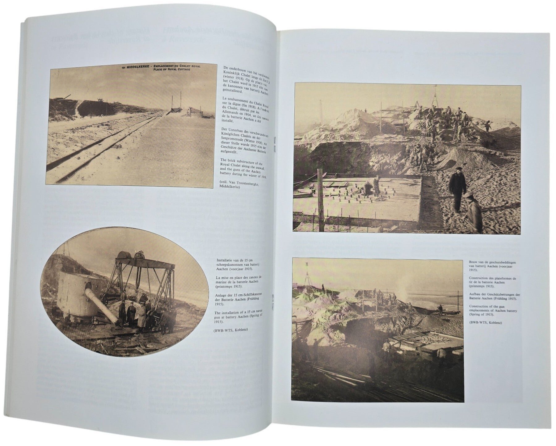 Original Dutch Brochure – Raversijde 1914–1918: Batterij Aachen, Aleks Deseyne (1993) — image 3