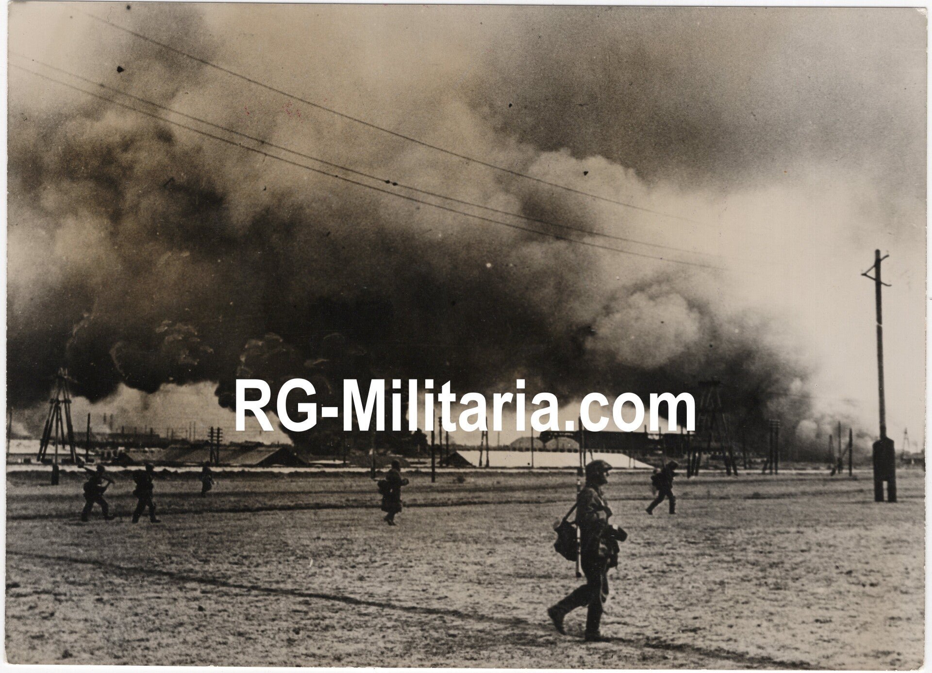 Original WW2 German Waffen SS Press Photo - German Waffen SS fighting in Taganrog, Russia — image 3