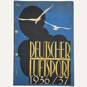 Original WW2 German DLV Brochure - Deutscher Luftsport (1936 1937)