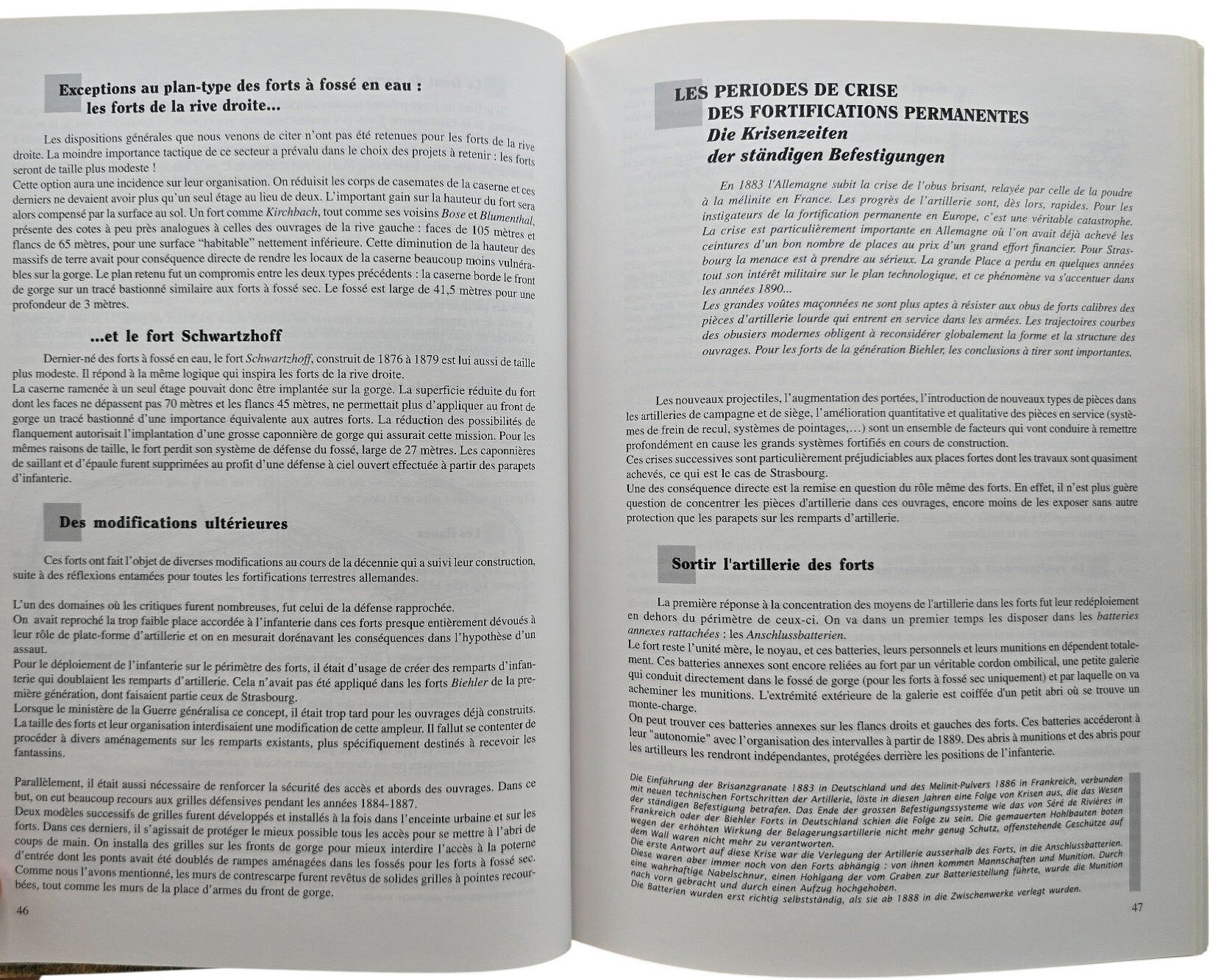 Original French Book – De la ceinture fortifiée de Strasbourg à la position de la Bruche 1870–1918, Philippe Burtscher (1999) — image 2
