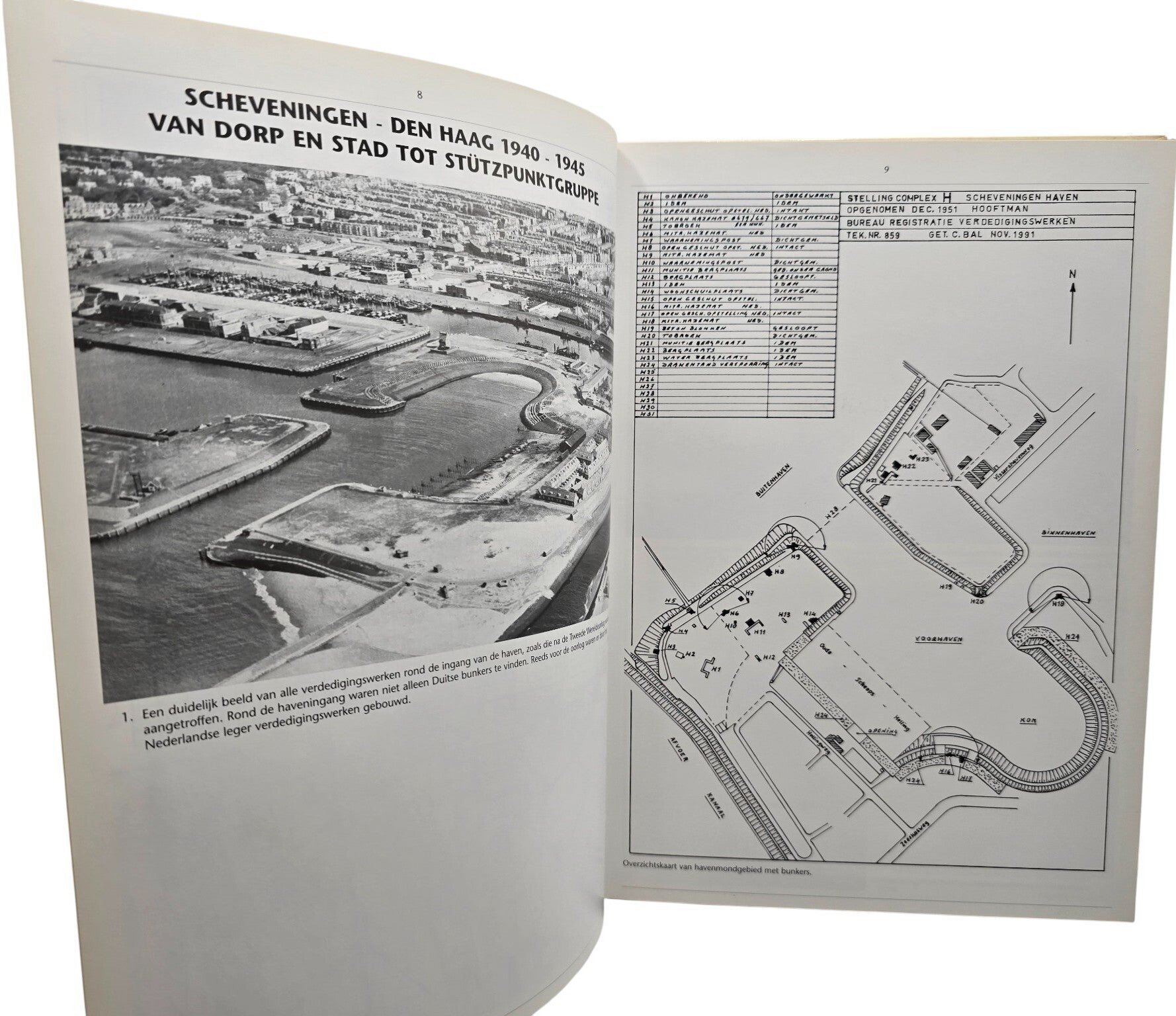 Original Dutch Book – Scheveningen – Den Haag 1940–1945: Van dorp en stad tot Stützpunktgruppe Scheveningen, C. Bal (1996) — image 2