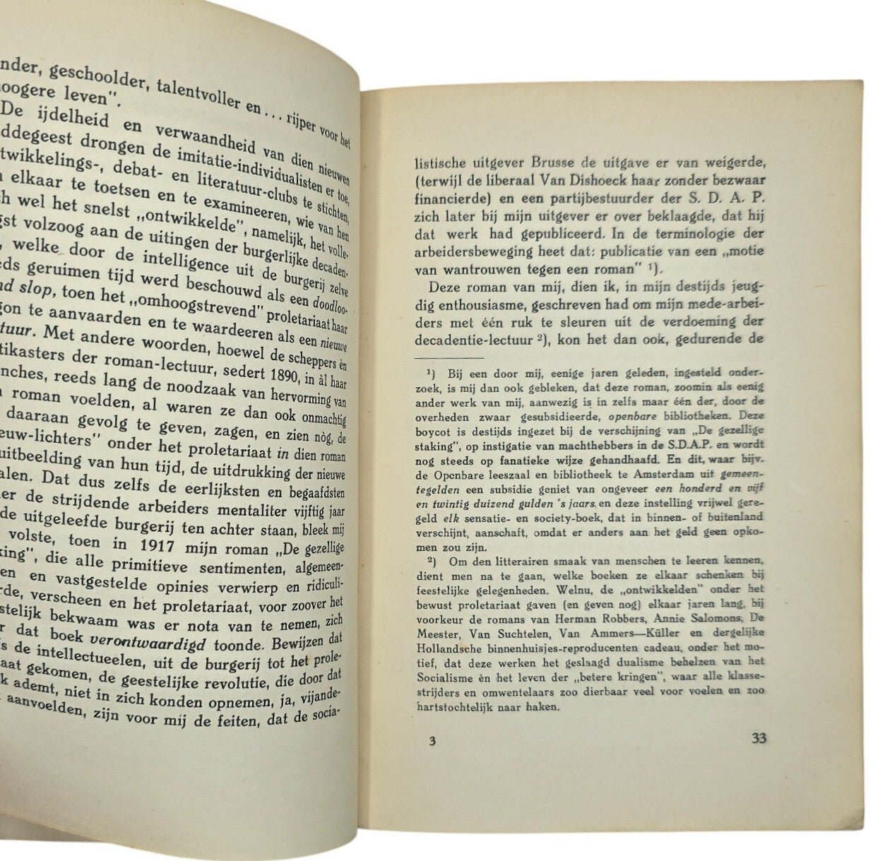 Original WW2 Dutch Collaboration NSB Brochure - Bonzen, Ralph Springer (1933) — image 4