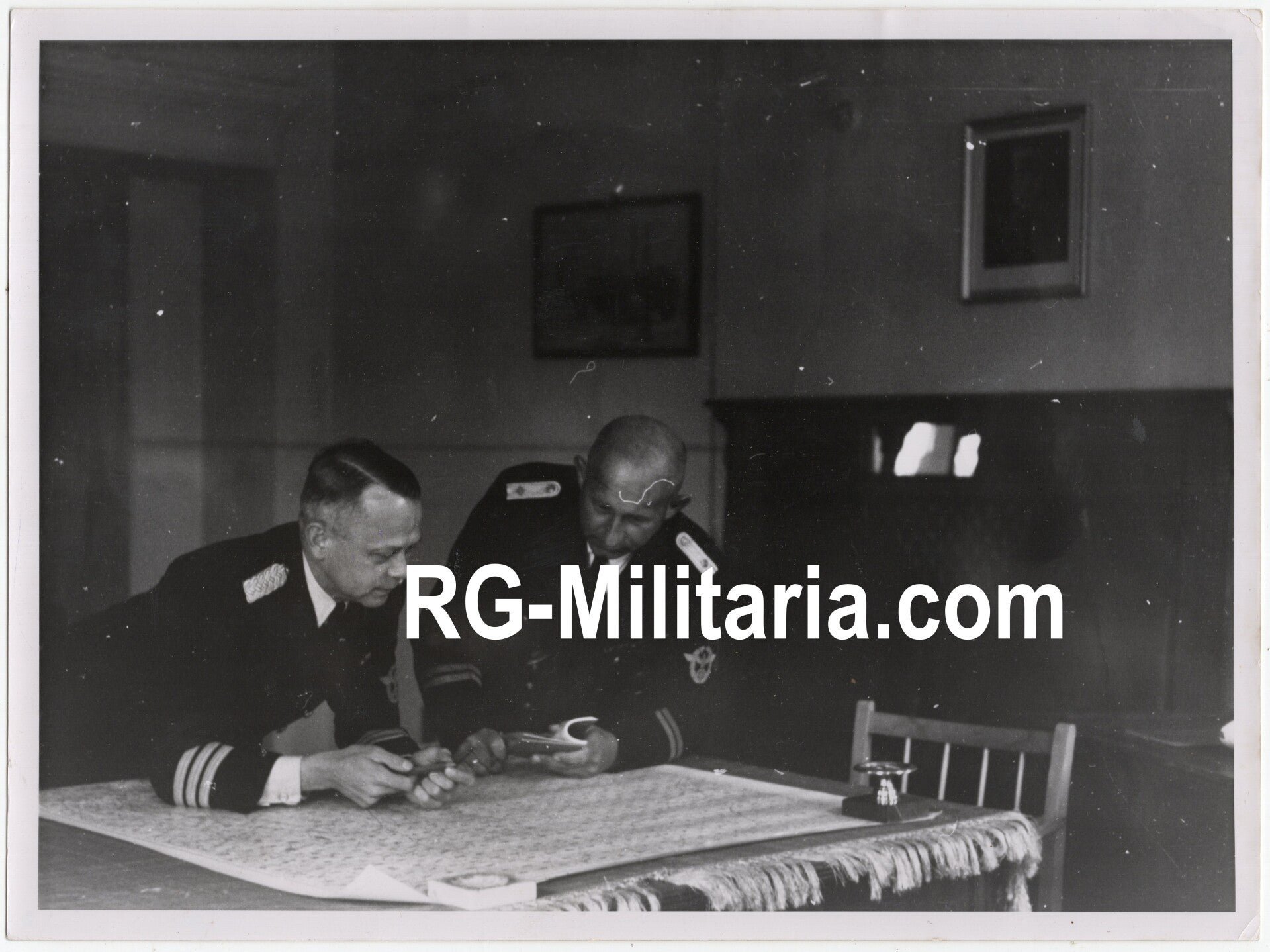 Original WW2 German Waffen SS Press Photo - SS Wasserschutzpolizei Dnjepr, Ukraine (1943) — image 3