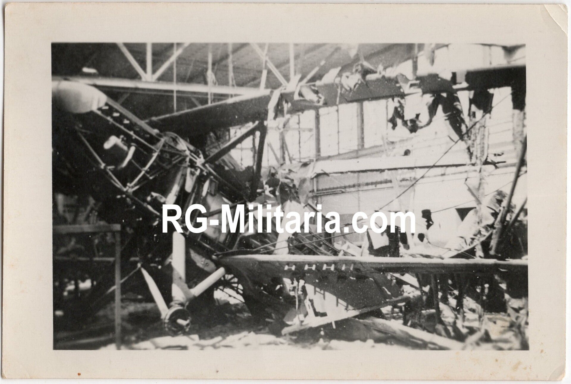 Original WW2 German Photo - Bombed Dutch LVA Fokker C X at airbase Bergen, Noord-Holland, May (1940) — image 3