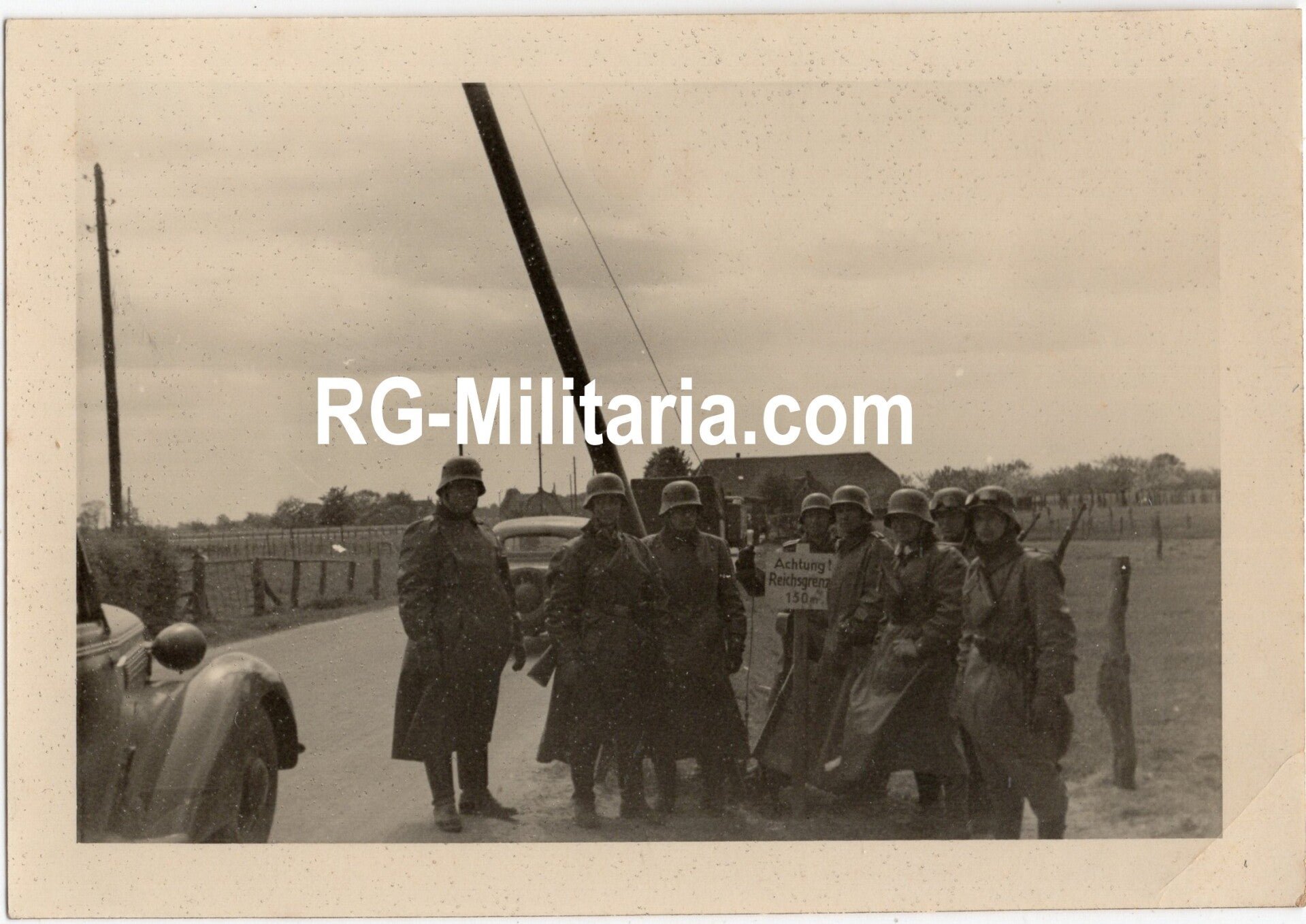 Original WW2 German Photo - German soldiers at the Dutch border, Holland, May (1940) — image 3