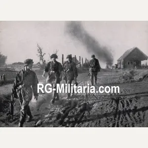 Original WW2 German Waffen SS Bilderdienst Press Photo - SS …